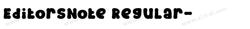 EditorsNote Regular字体转换